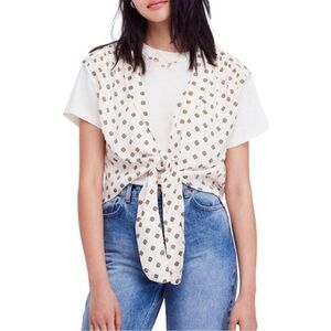 Free People Mornings in Marrakesh Tie Vest
